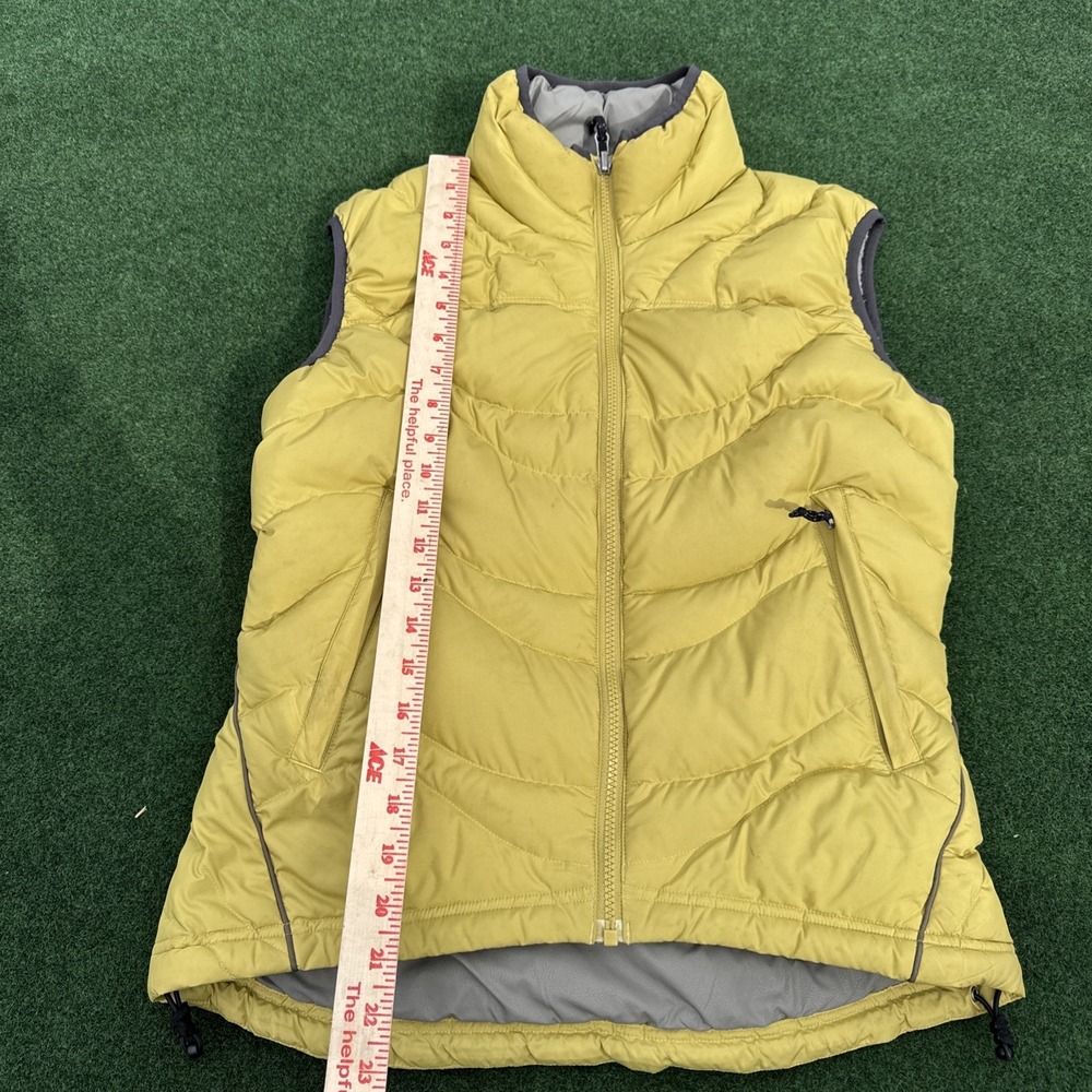 REI Co-Op Woman's Size XS Yellow Quantum Quilted Down Puffer Vest Full‎ Zip - Picture 5 of 9